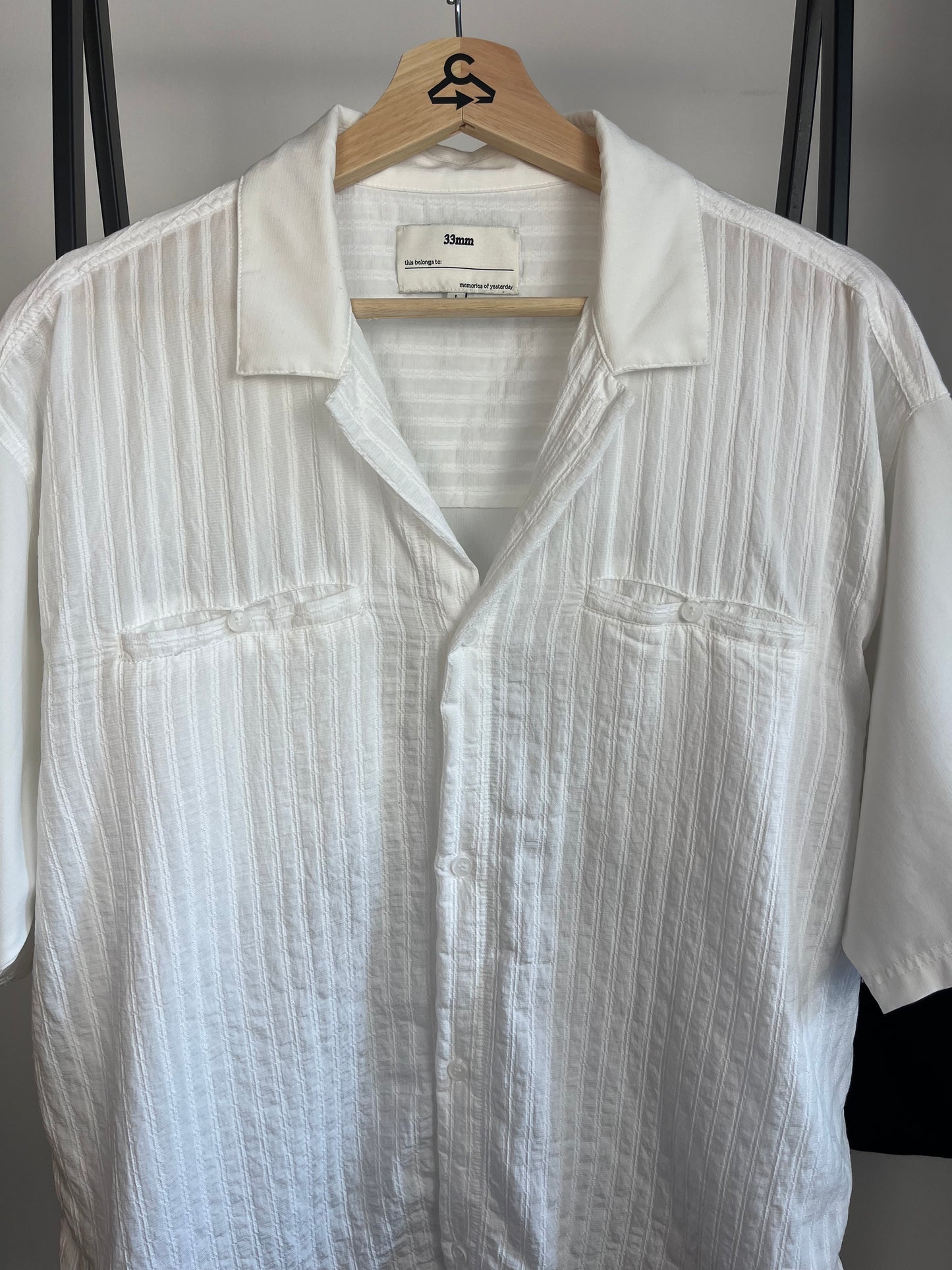 33mm White Shirt - Large