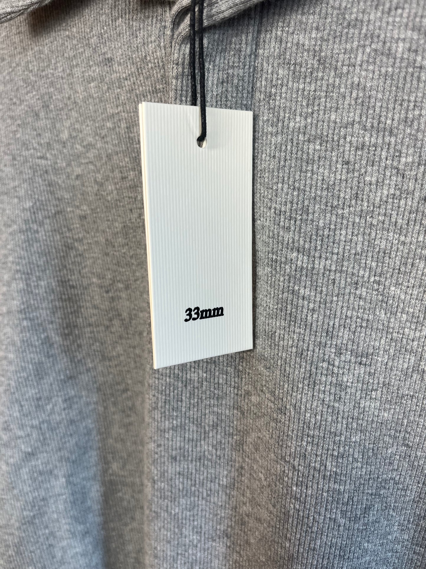 33mm Grey Polo - Medium