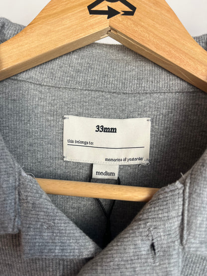 33mm Grey Polo - Medium