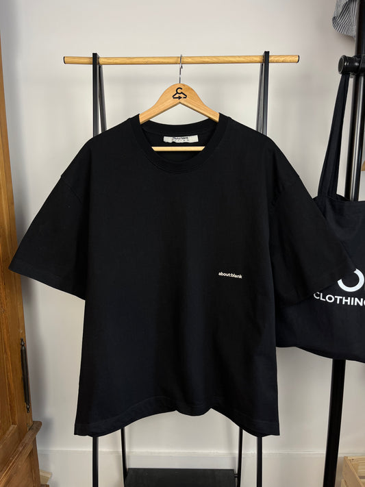 About:Blank Black T-Shirt - XL