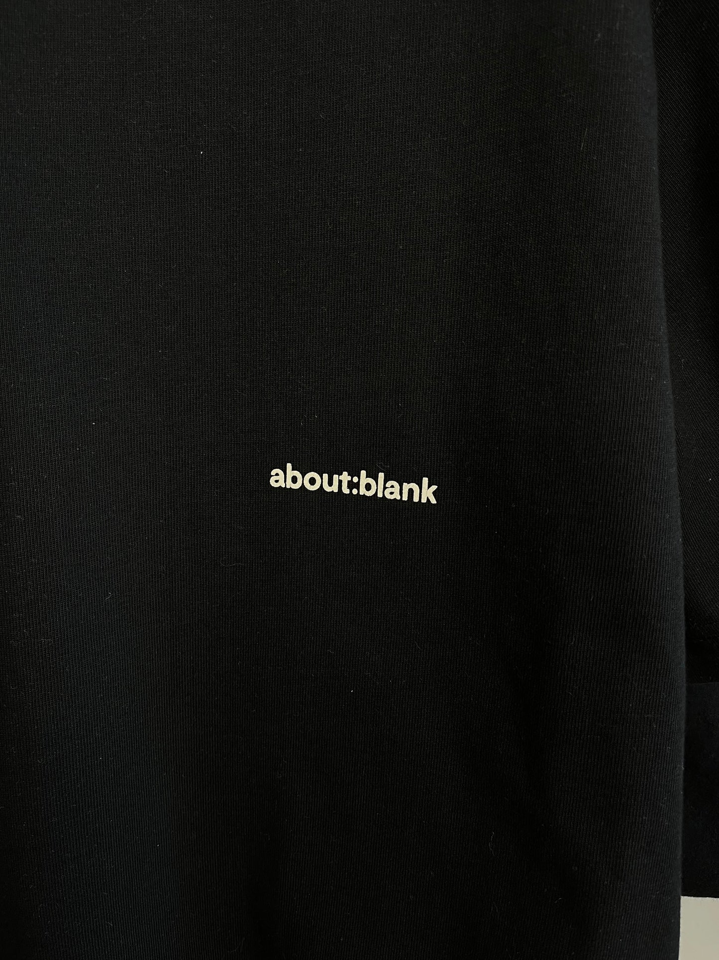 About:Blank Black T-Shirt - XL