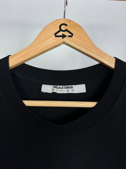 About:Blank Black T-Shirt - XL