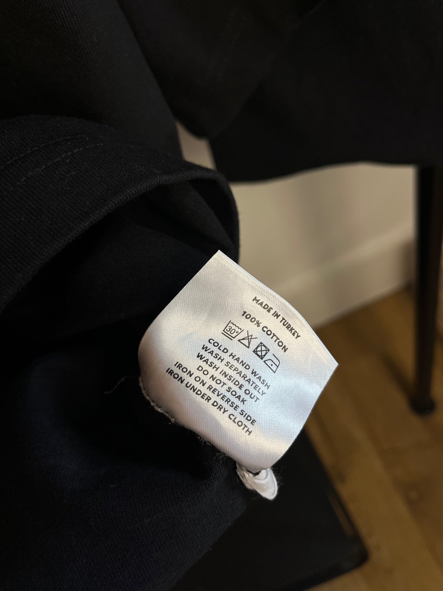 About:Blank Black T-Shirt - XL