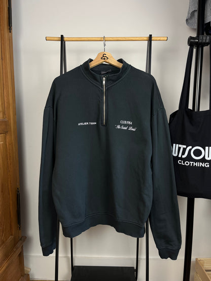 Club 1984 Navy/Dark Grey 1/4 Zip - Large