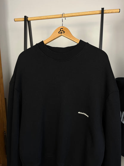 About:Blank Black Sweatshirt - Medium