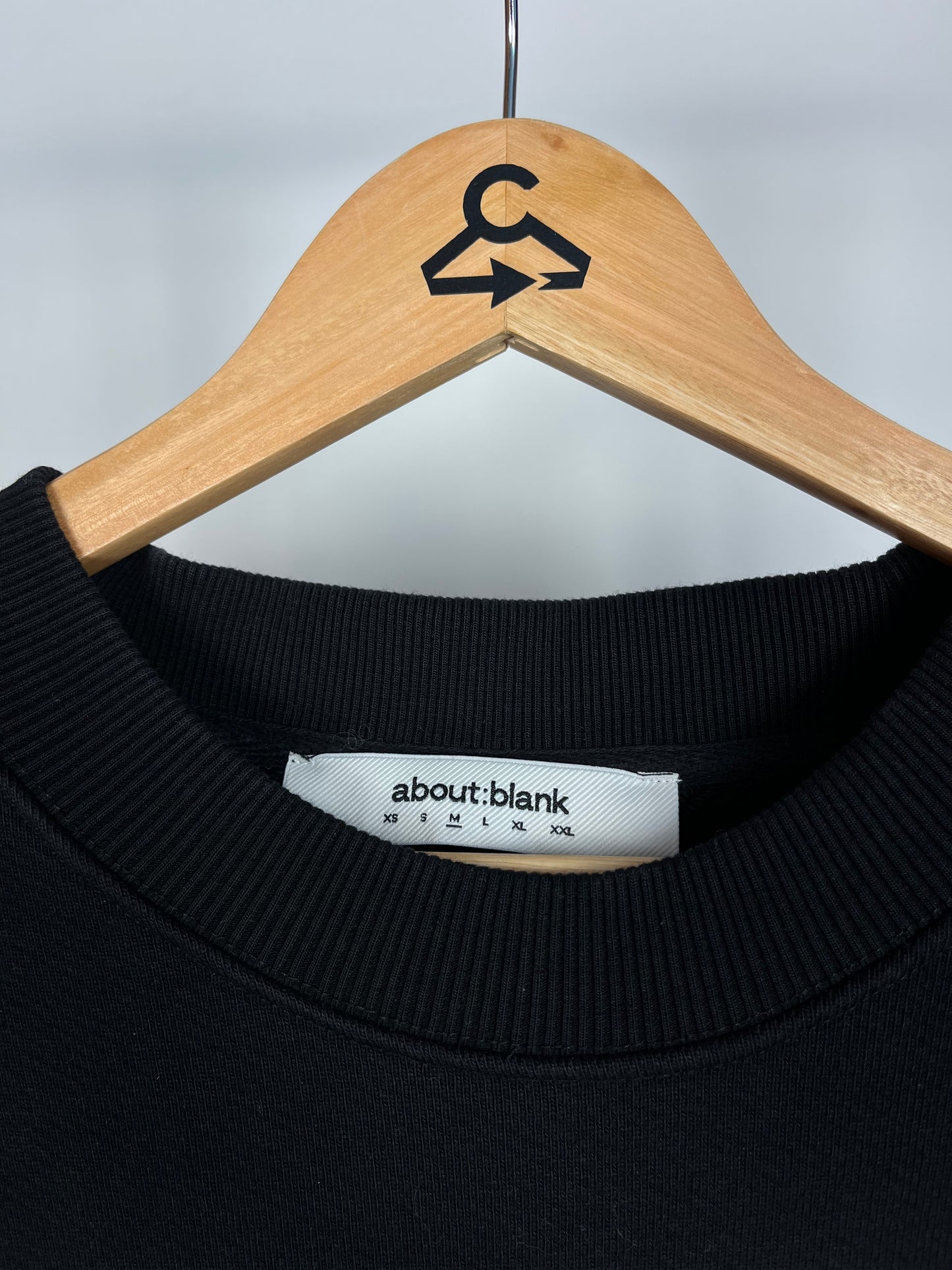 About:Blank Black Sweatshirt - Medium