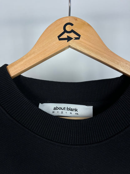 About:Blank Black Sweatshirt - Medium