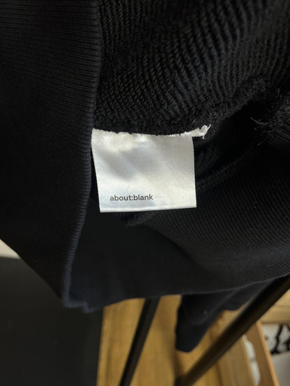 About:Blank Black Sweatshirt - Medium