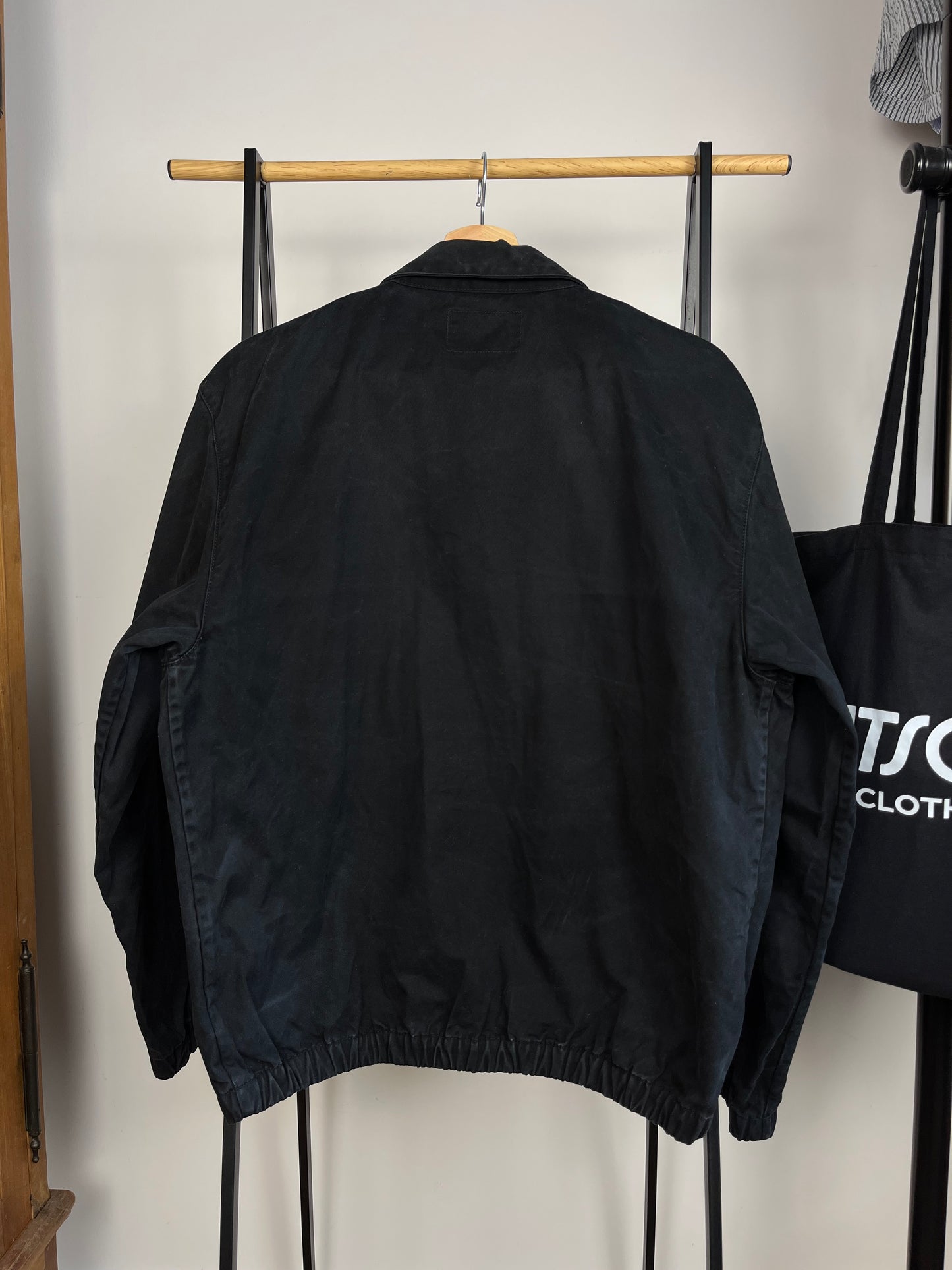 Carhartt Washed Black Jacket - Medium