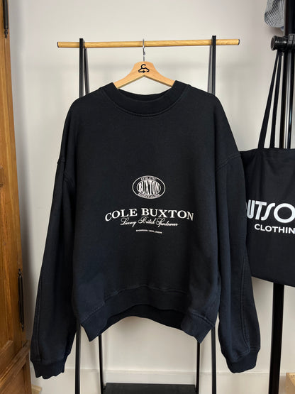 Cole Buxton Black Sweatshirt - Large