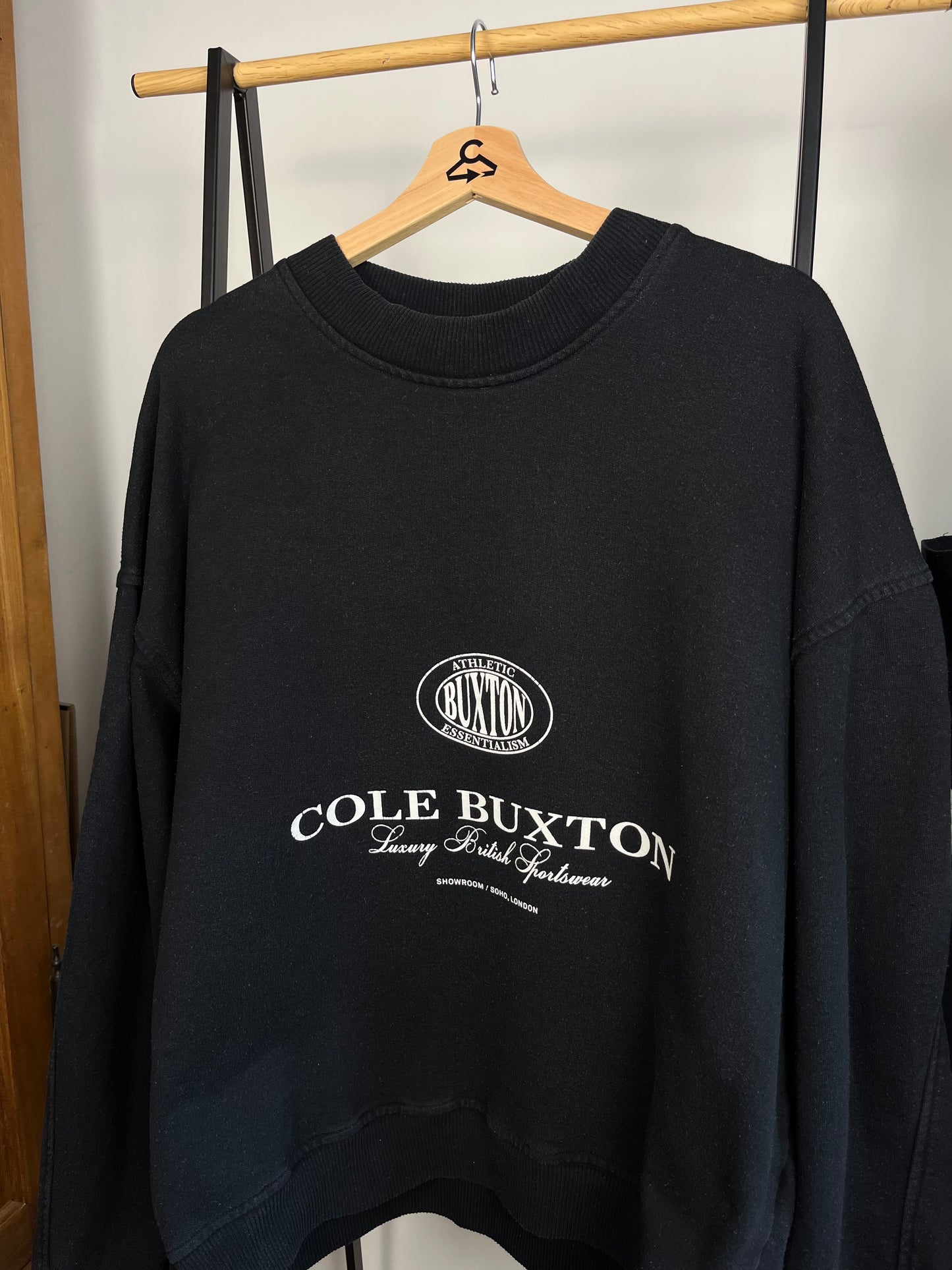 Cole Buxton Black Sweatshirt - Large