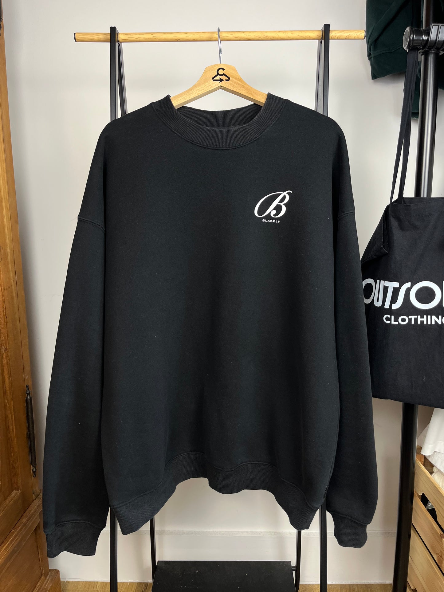 Blakely Black Sweatshirt - Large