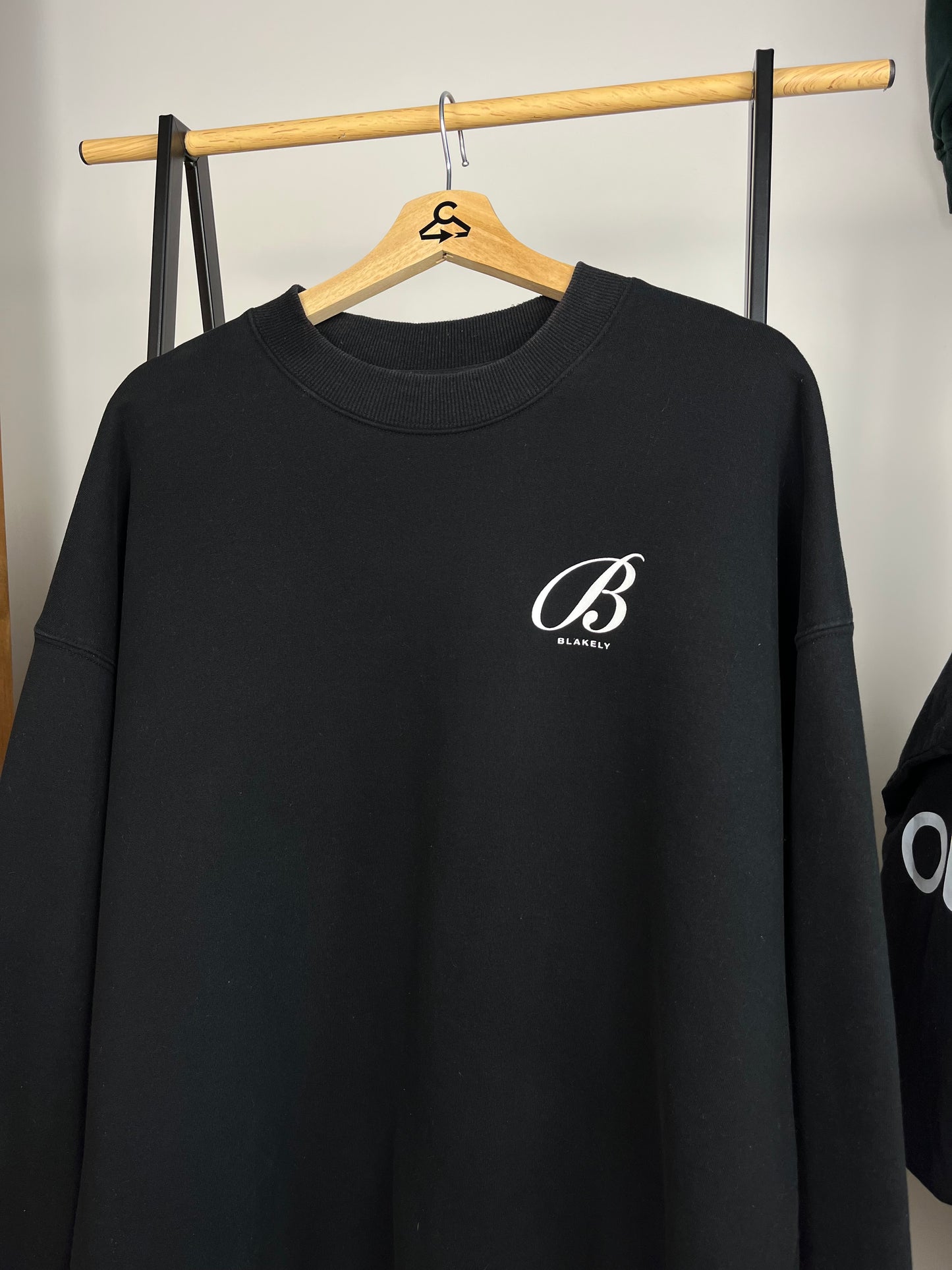 Blakely Black Sweatshirt - Large