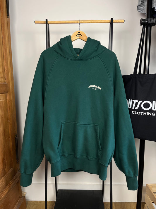 About:Blank Green Hoodie - Large