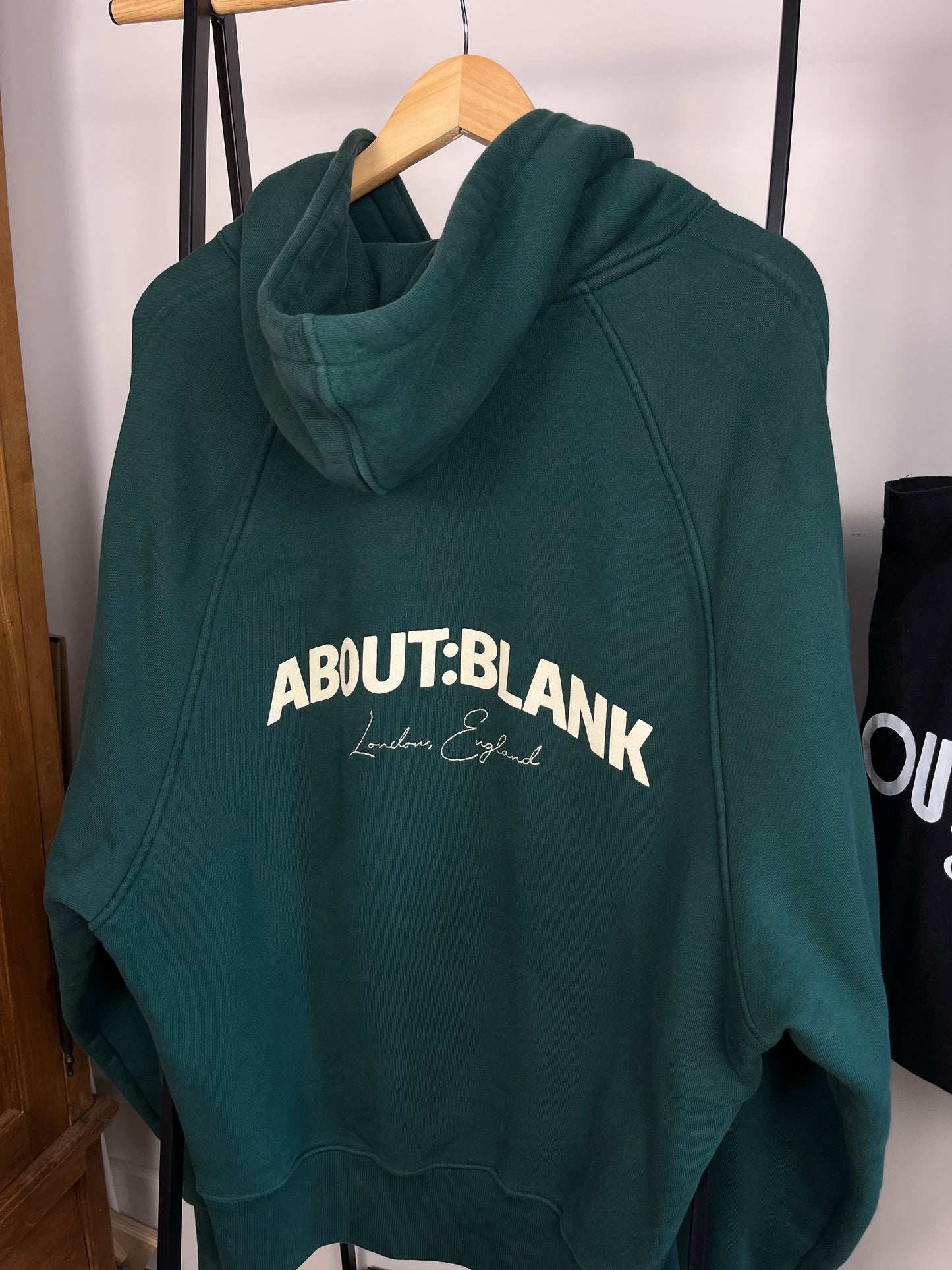 About:Blank Green Hoodie - Large