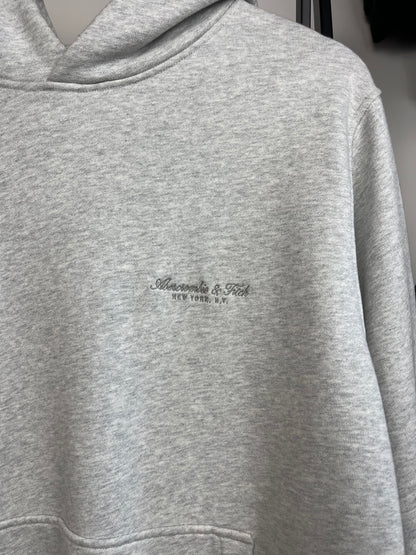 Abercrombie Grey Hoodie - Large