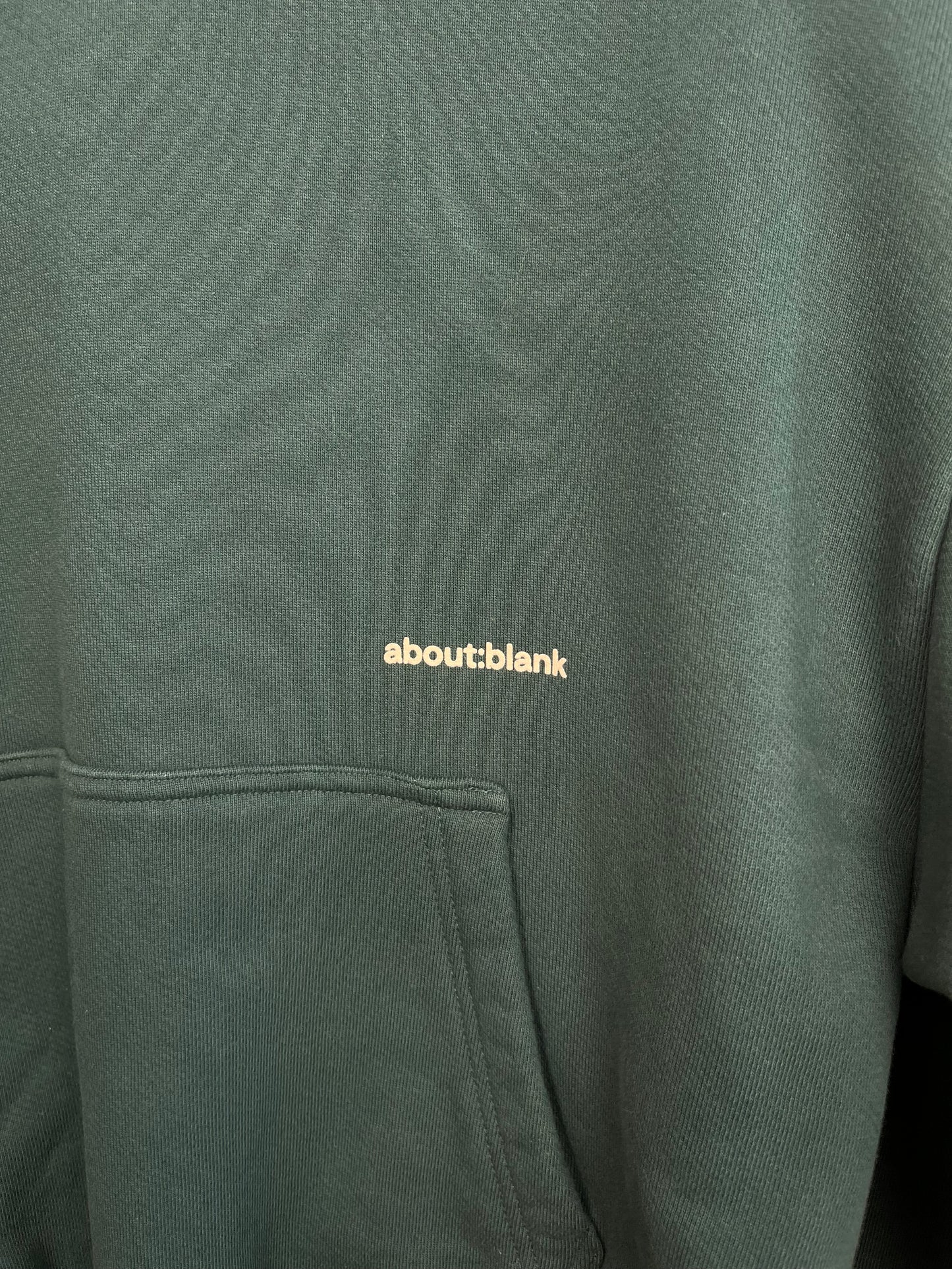 About:Blank Green Heavyweight Hoodie - Medium