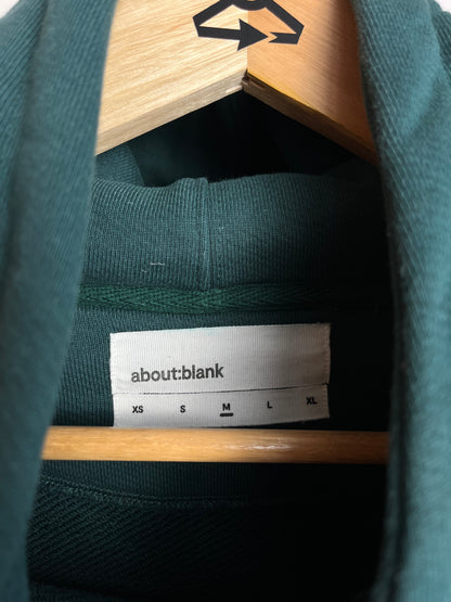 About:Blank Green Heavyweight Hoodie - Medium
