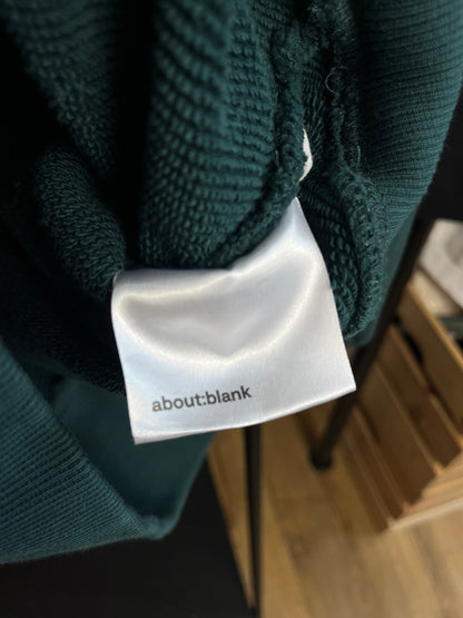About:Blank Green Heavyweight Hoodie - Medium