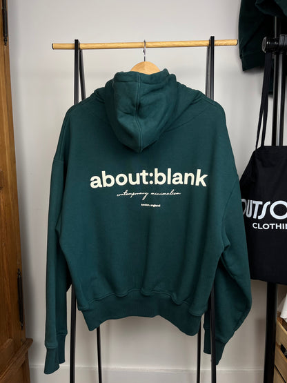 About:Blank Green Heavyweight Hoodie - Medium