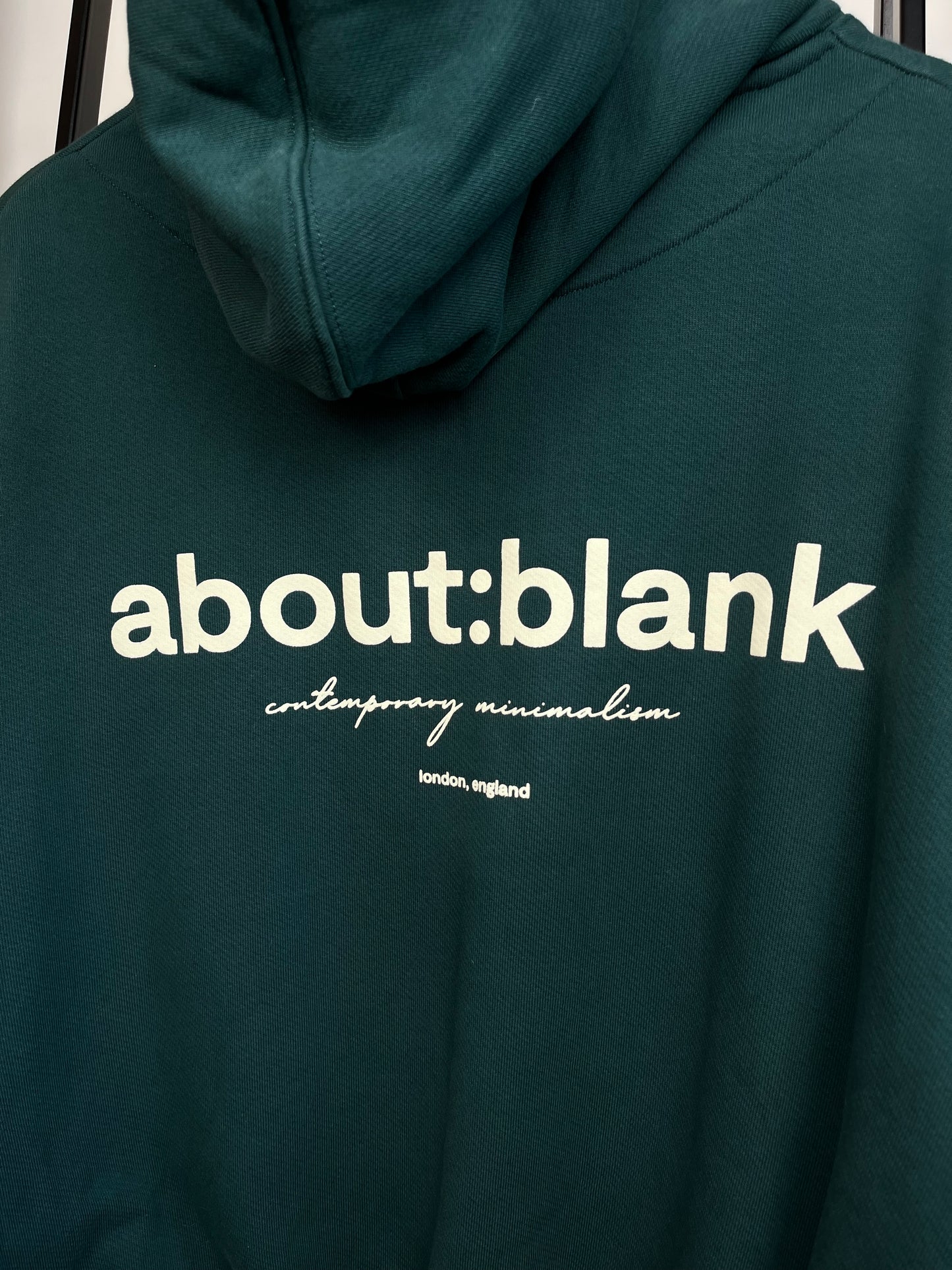 About:Blank Green Heavyweight Hoodie - Medium