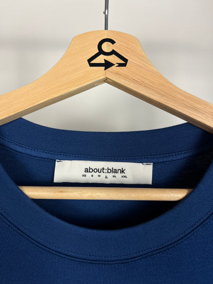 About:Blank Blue T-Shirt - Large