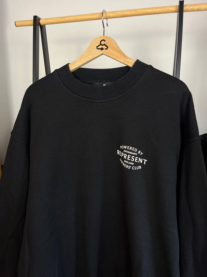 Represent Black Sweatshirt - Large