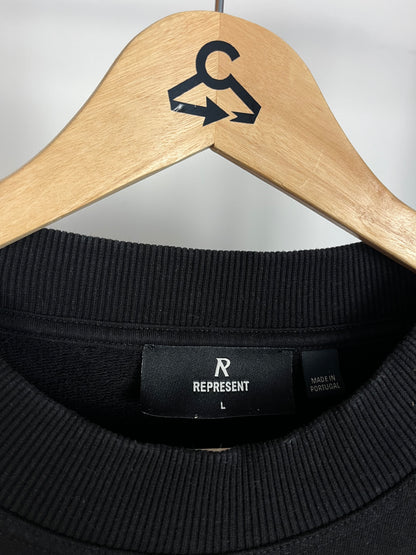 Represent Black Sweatshirt - Large