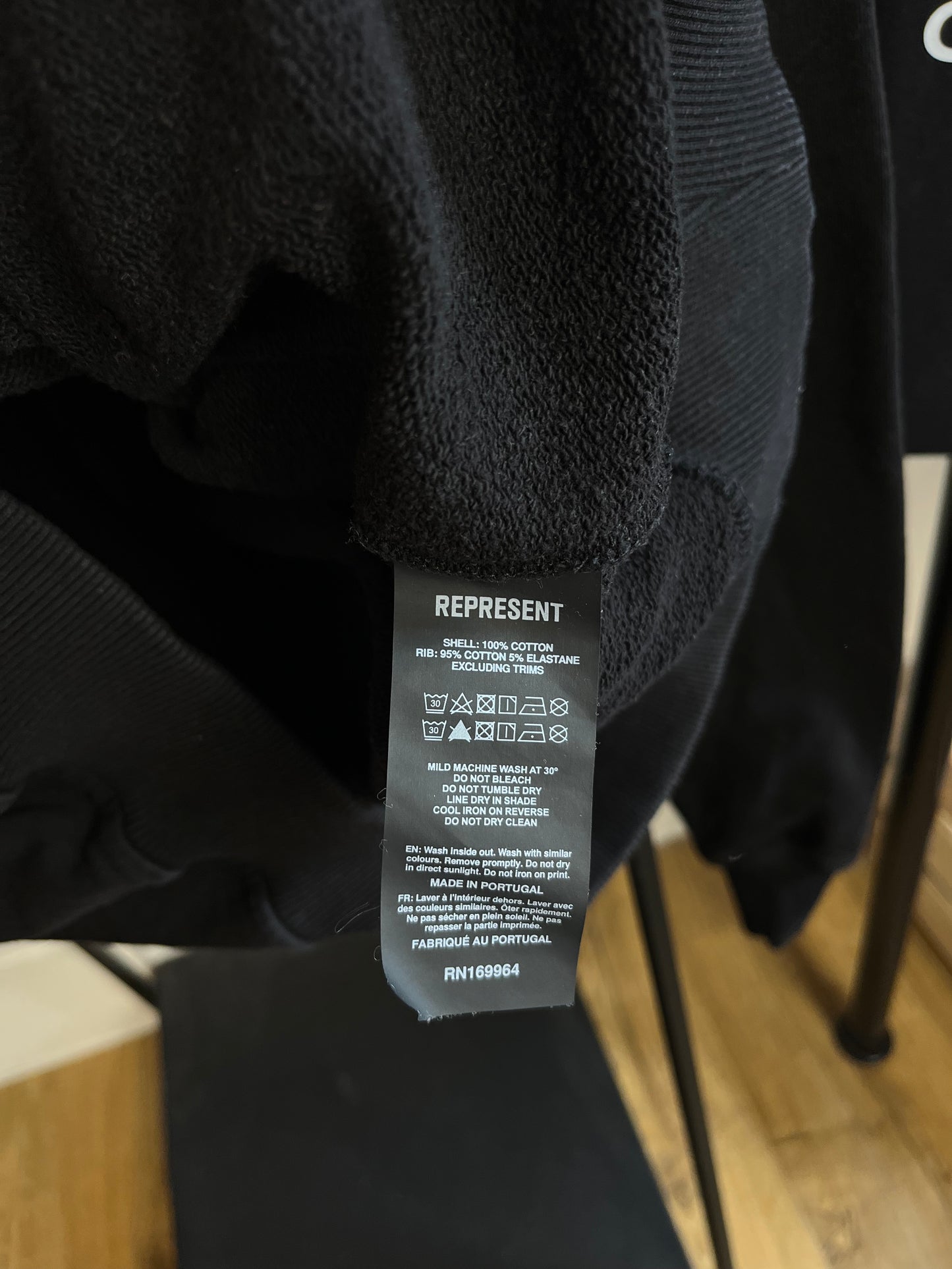 Represent Black Sweatshirt - Large