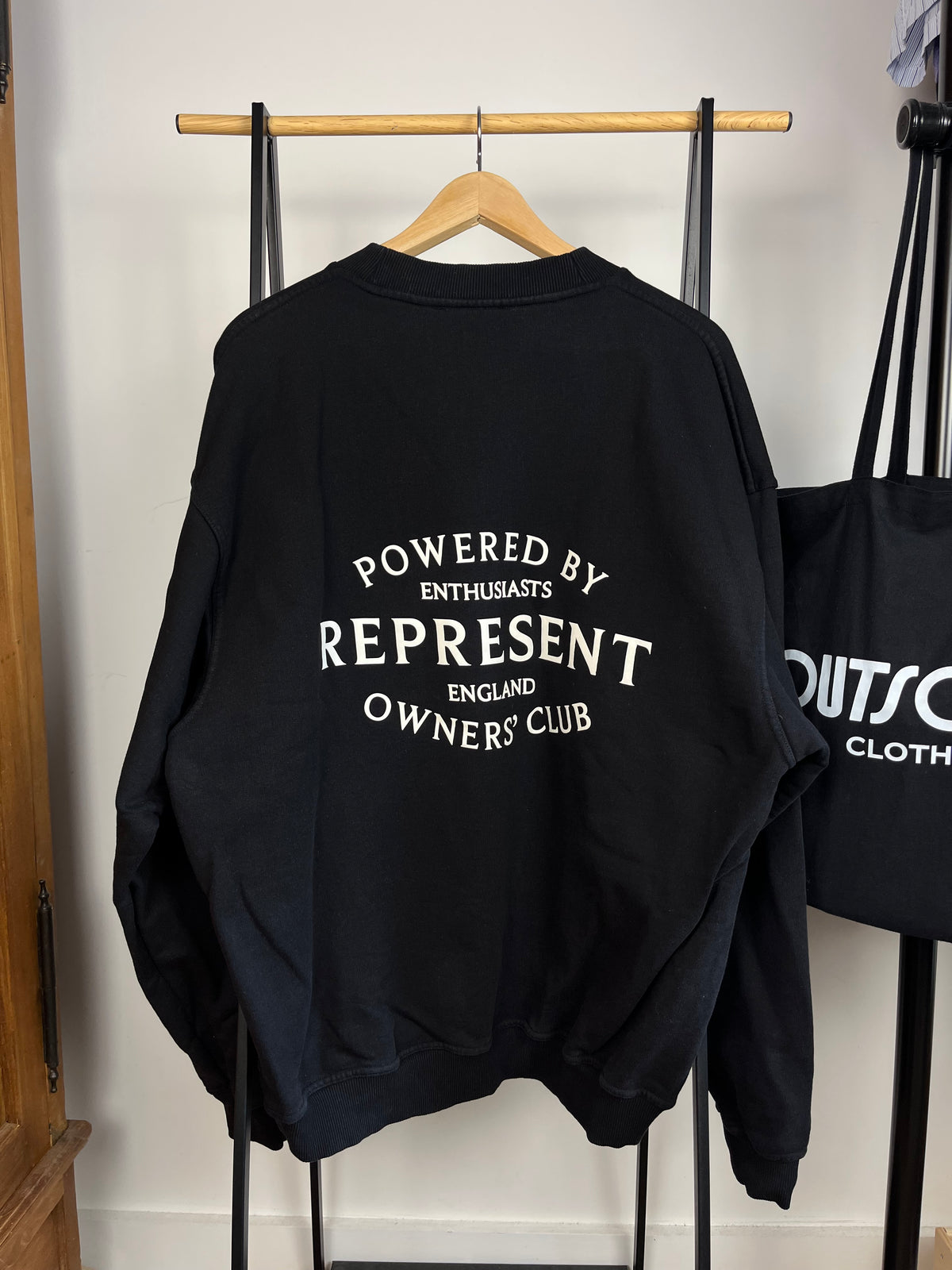 Represent Black Sweatshirt - Large