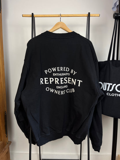 Represent Black Sweatshirt - Large