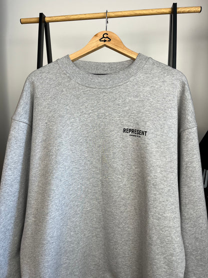 Represent Grey Sweatshirt - Medium