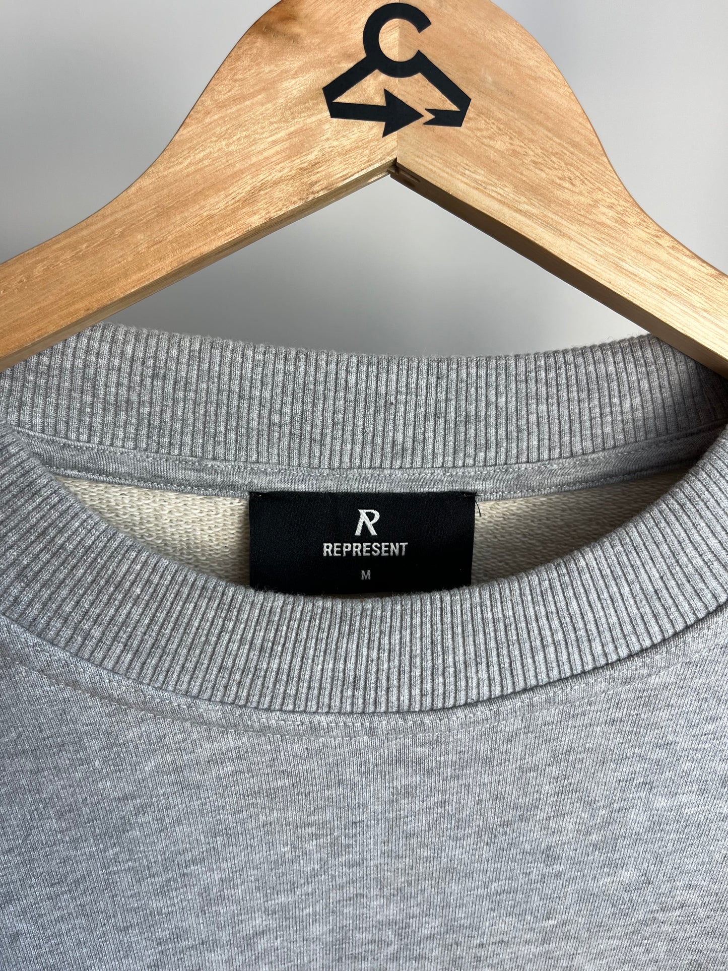 Represent Grey Sweatshirt - Medium