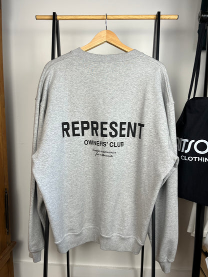 Represent Grey Sweatshirt - Medium