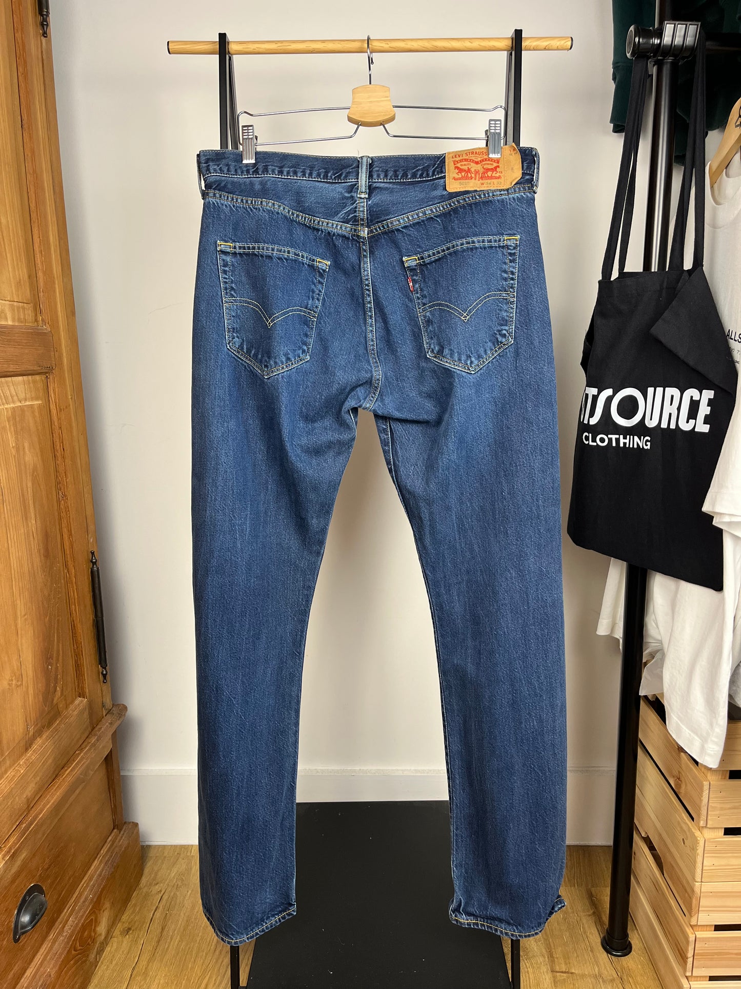 Levis 501 Blue Jeans W34 L32