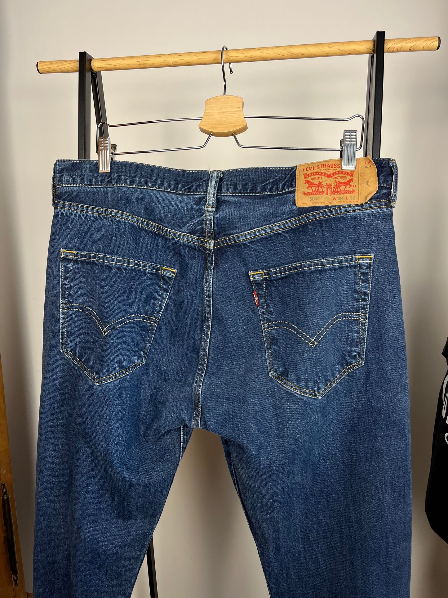 Levis 501 Blue Jeans W34 L32