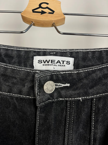 Sweats Collective Washed Black Jeans - Large