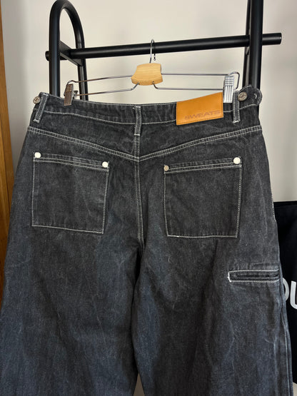 Sweats Collective Washed Black Jeans - Large