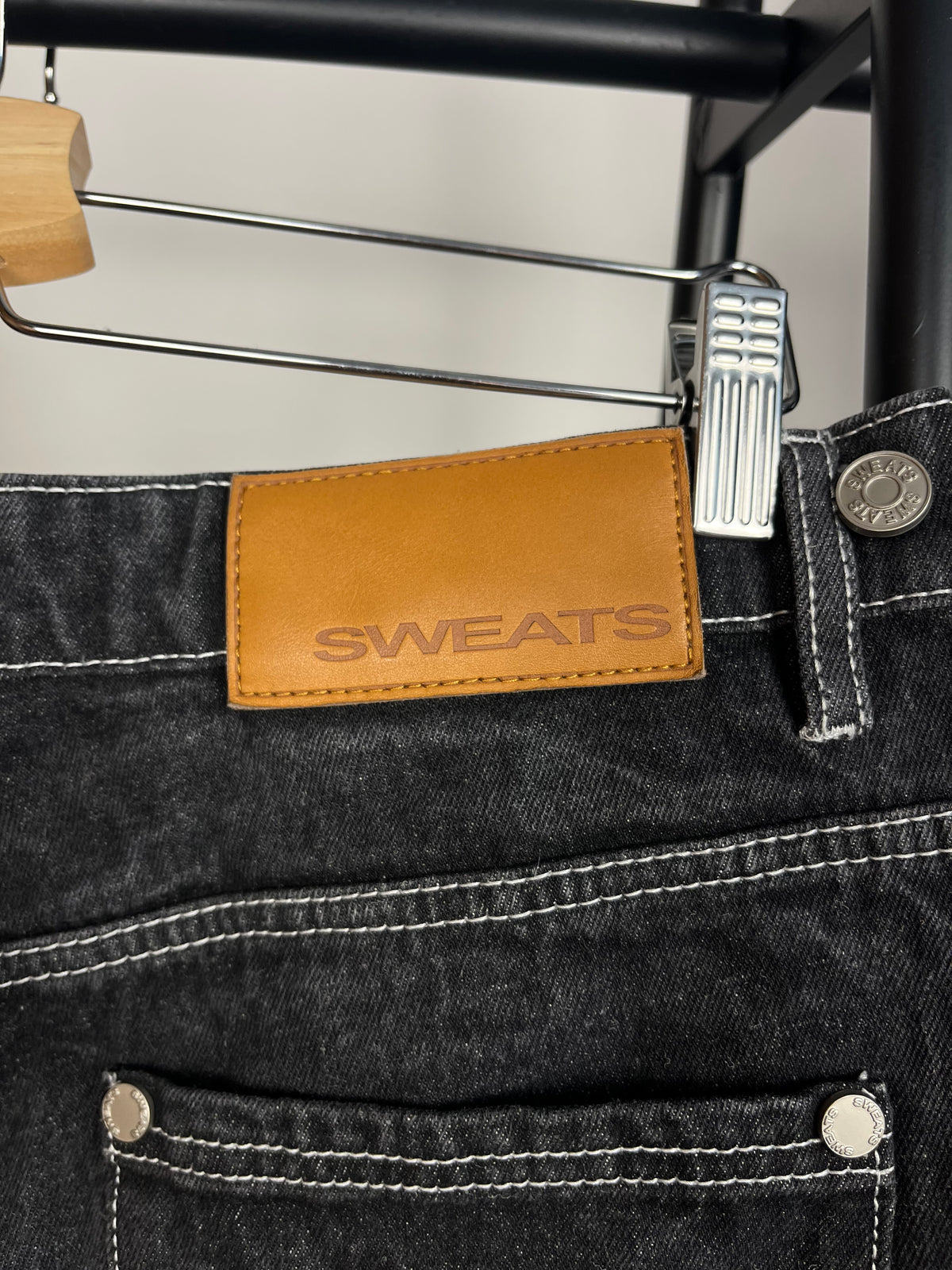 Sweats Collective Washed Black Jeans - Large