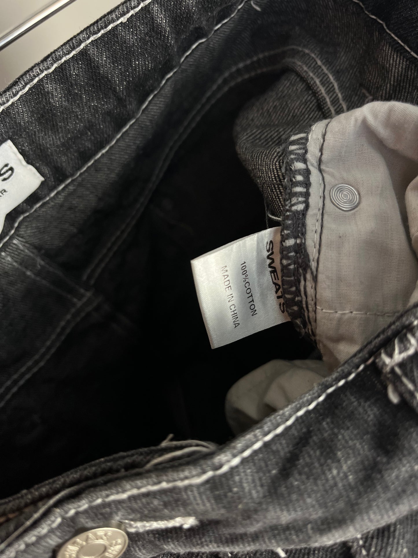 Sweats Collective Washed Black Jeans - Large