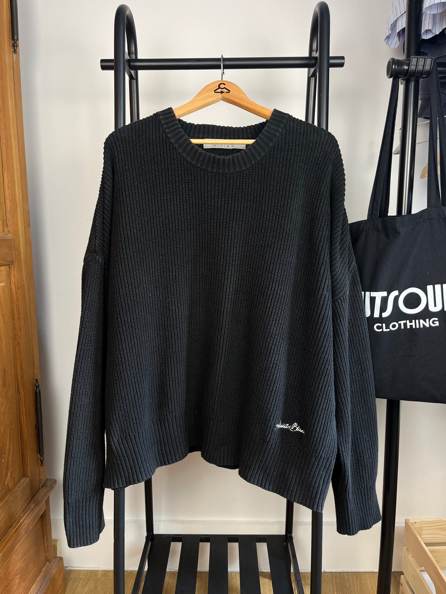 About:Blank Black Knit - XL