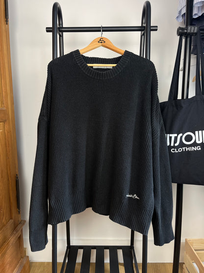 About:Blank Black Knit - XL