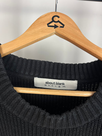 About:Blank Black Knit - XL