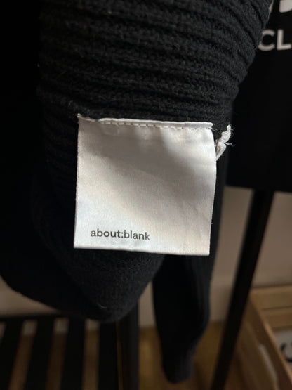 About:Blank Black Knit - XL