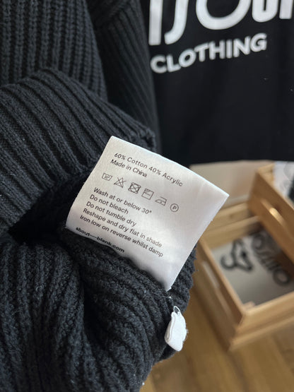 About:Blank Black Knit - XL