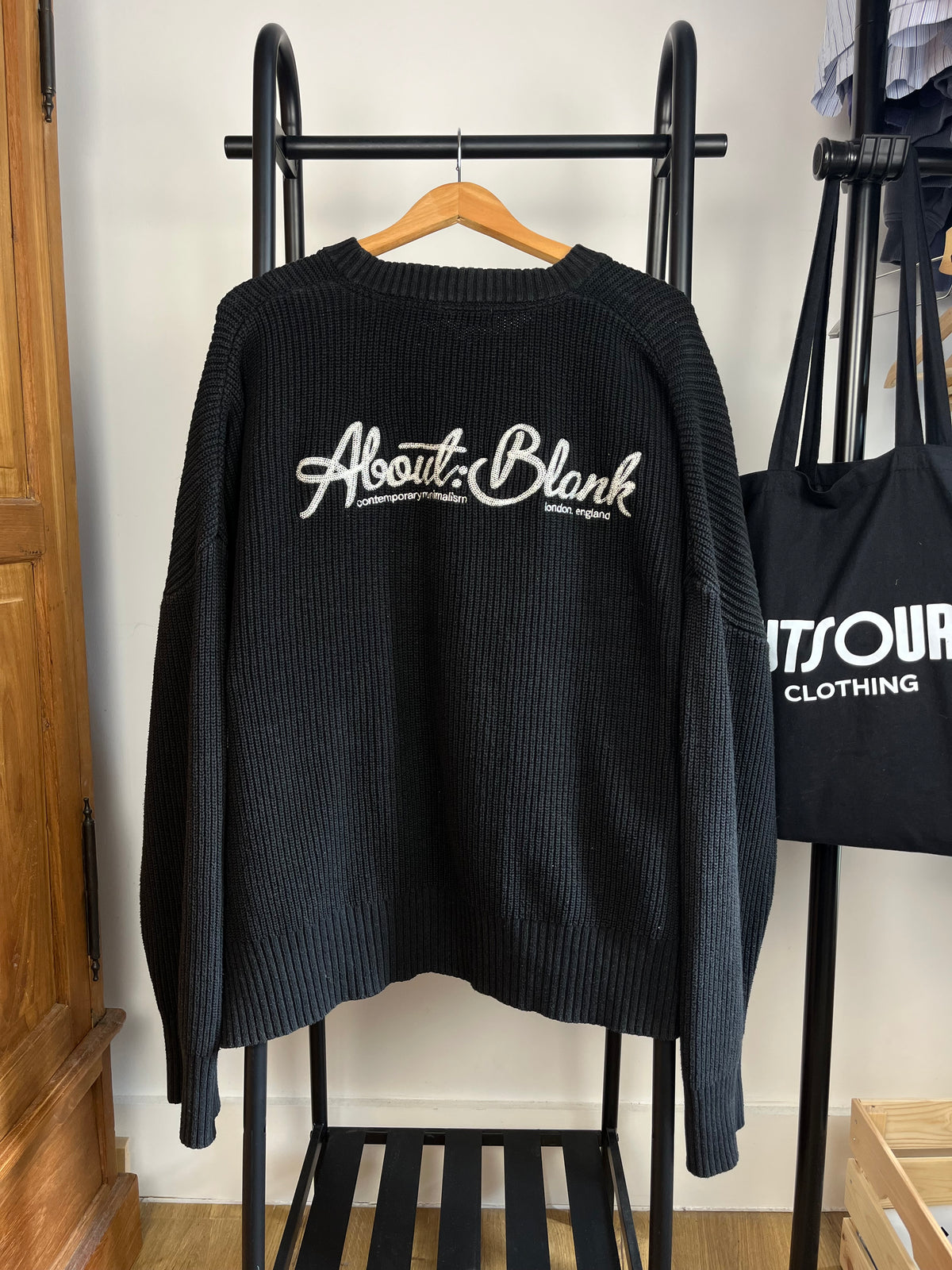 About:Blank Black Knit - XL