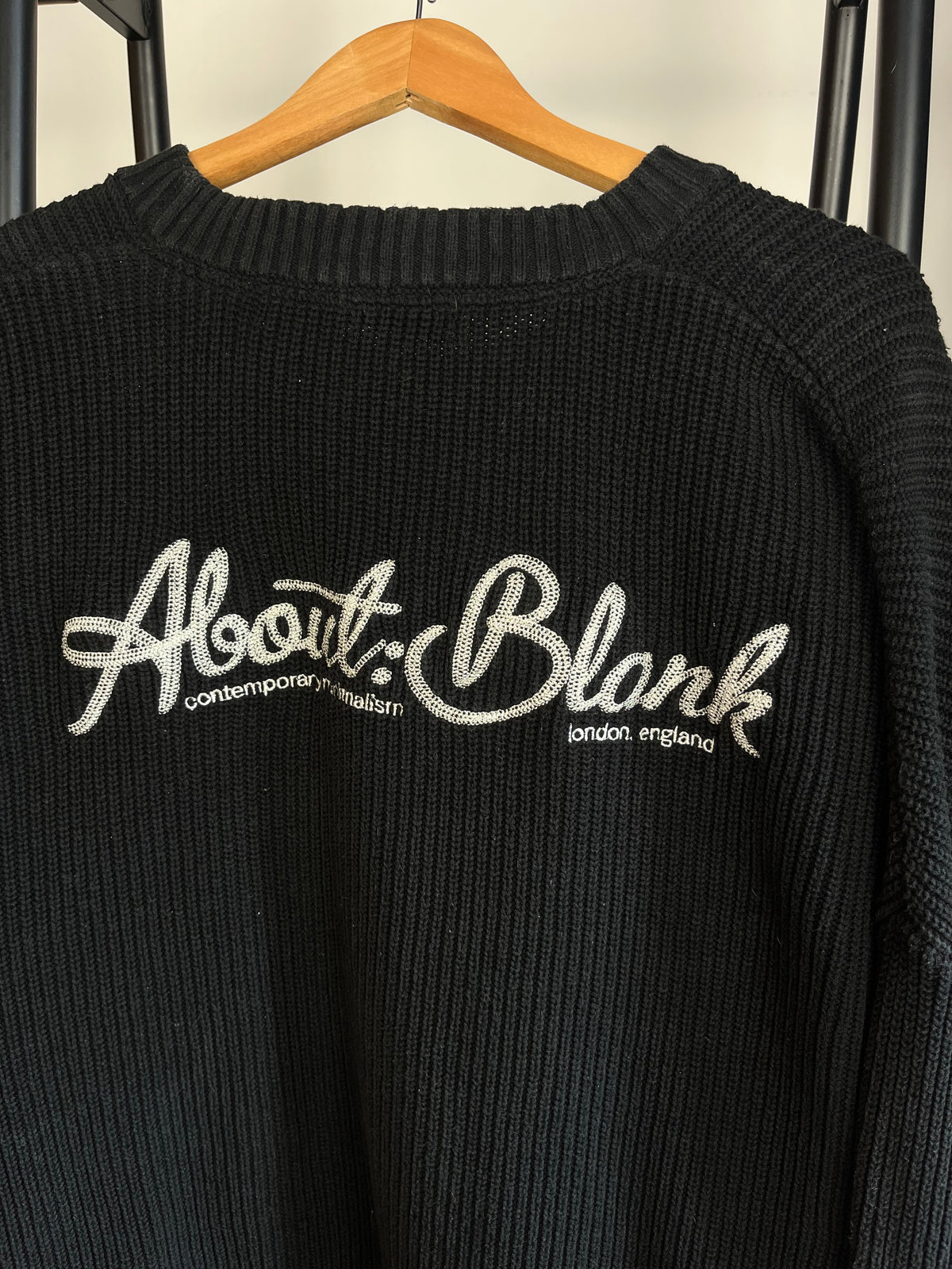 About:Blank Black Knit - XL
