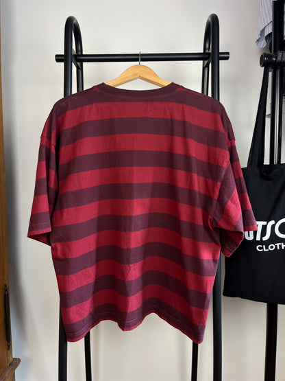Scuffers Red Striped T-Shirt - XL