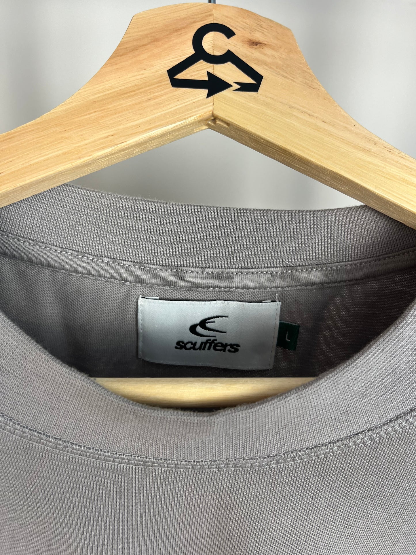 Scuffers Grey T-Shirt - Large
