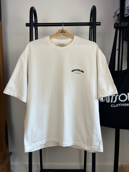 About:Blank Cream T-Shirt - Medium